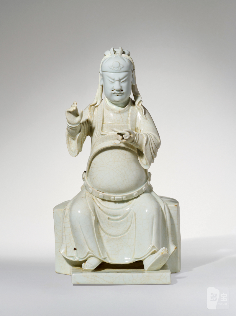 十七世纪 德化关公坐像